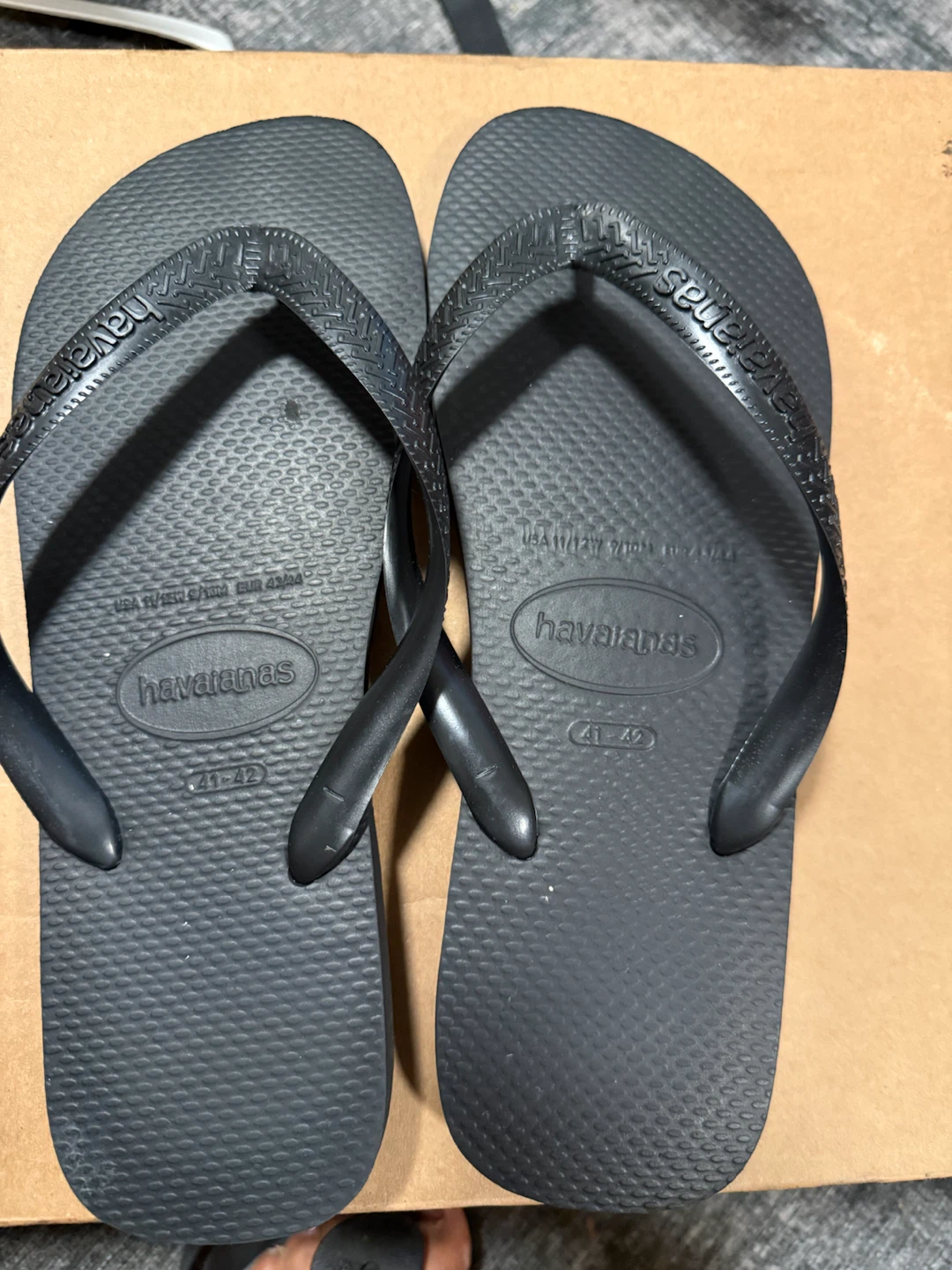 Havaianas Black Flip Flops
