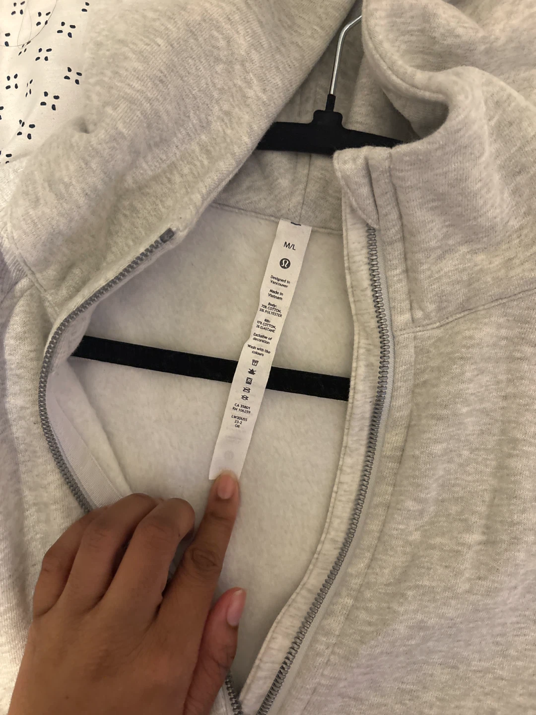 Lululemon Grey Half-Zip Hoodie - photo 2