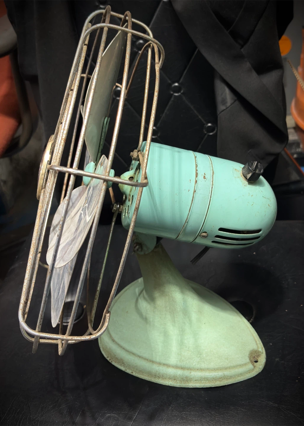 Vintage Mid Century  Sears fan - AS IS / Cut Cord - photo 3