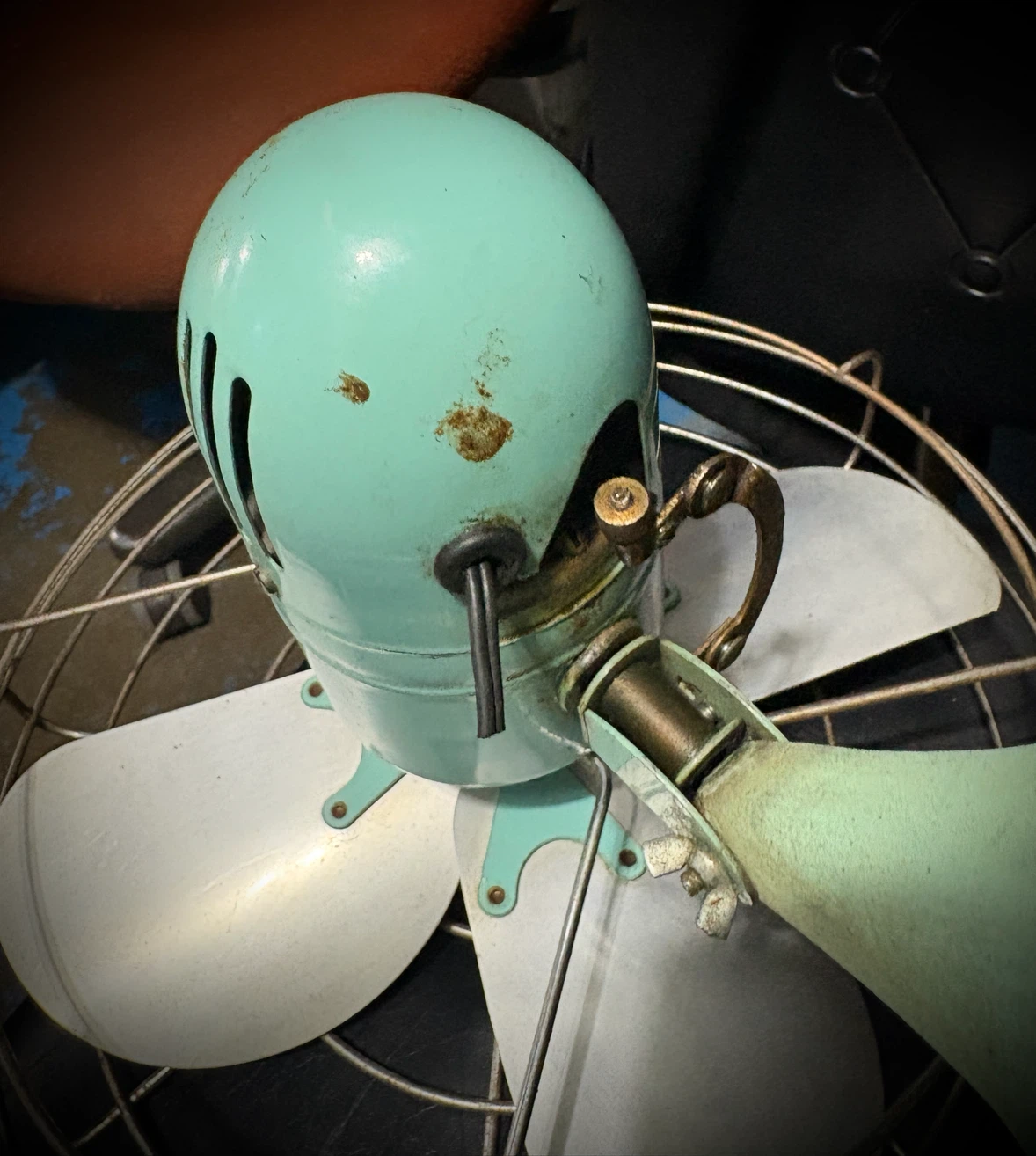 Vintage Mid Century  Sears fan - AS IS / Cut Cord - photo 4