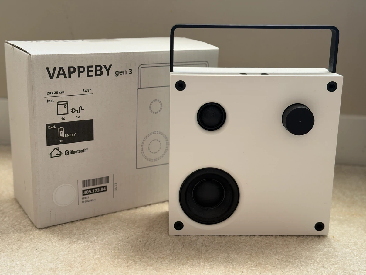 IKEA VAPPEBY gen 3 Portable Bluetooth Speaker