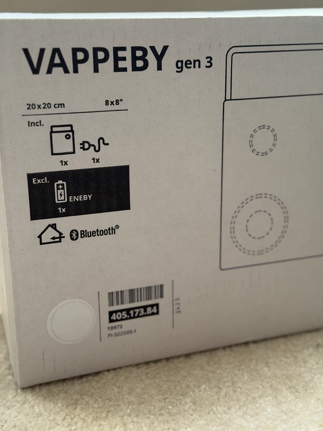 IKEA VAPPEBY gen 3 Portable Bluetooth Speaker - photo 3