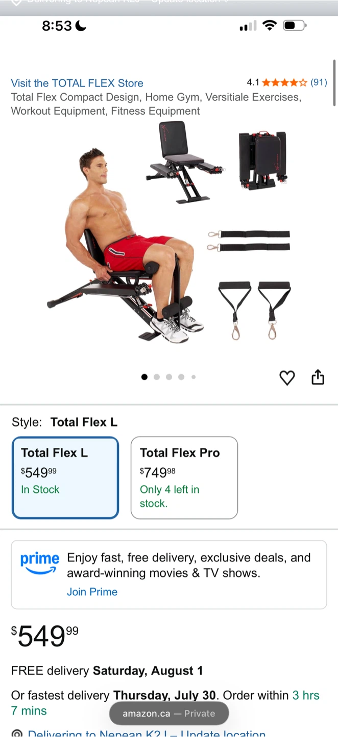 Total Flex L Home Gym Workout Equipment fitness - photo 2