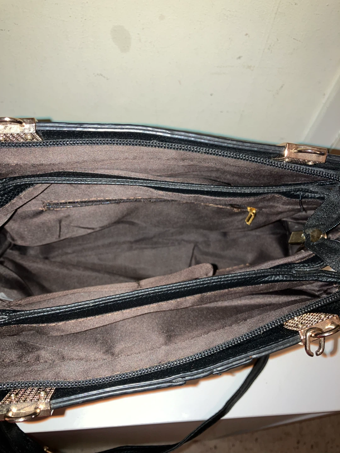 Colour Block Satchel Handbag - photo 4