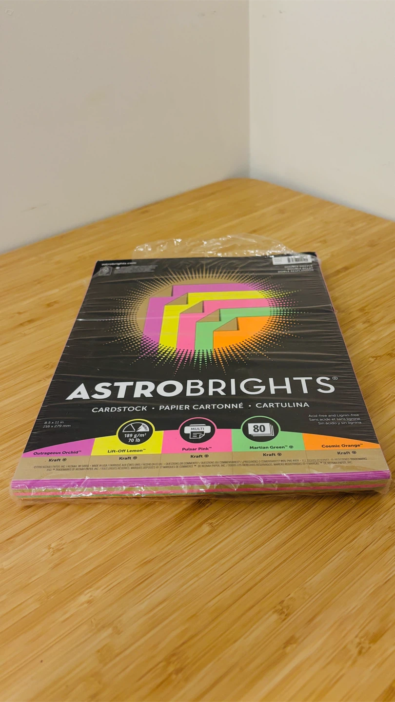 Astrobrights Cardstock Double Dazzle - photo 3