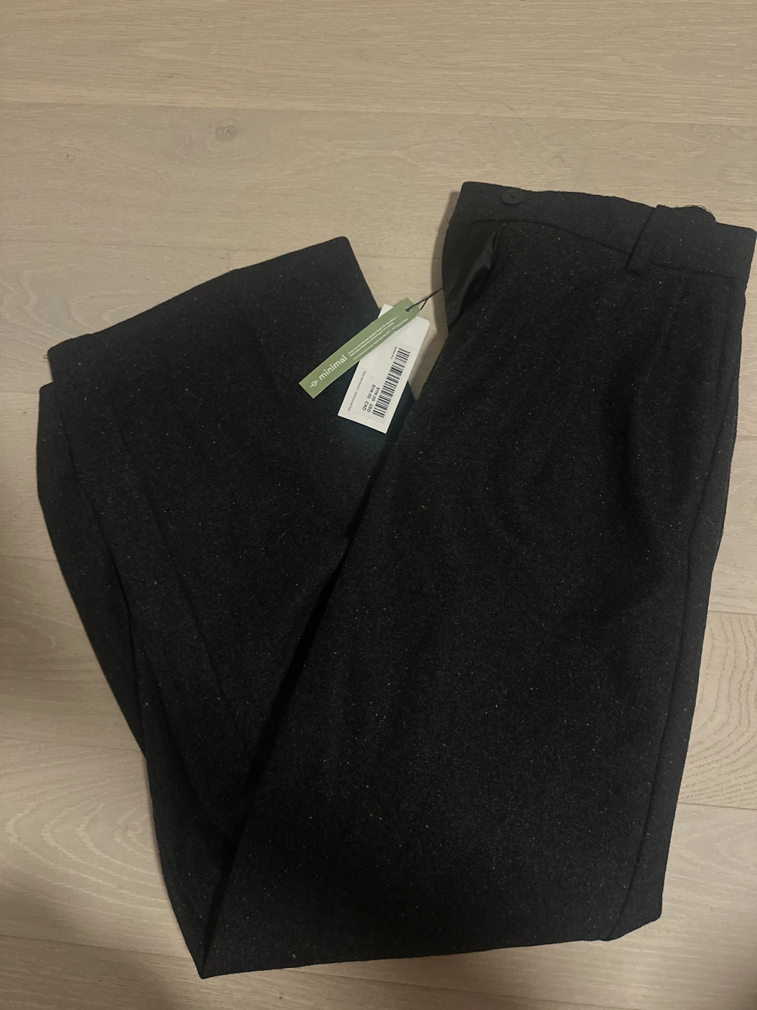 New womens Frank And Oak Black Wool Blend Trousers - photo 2