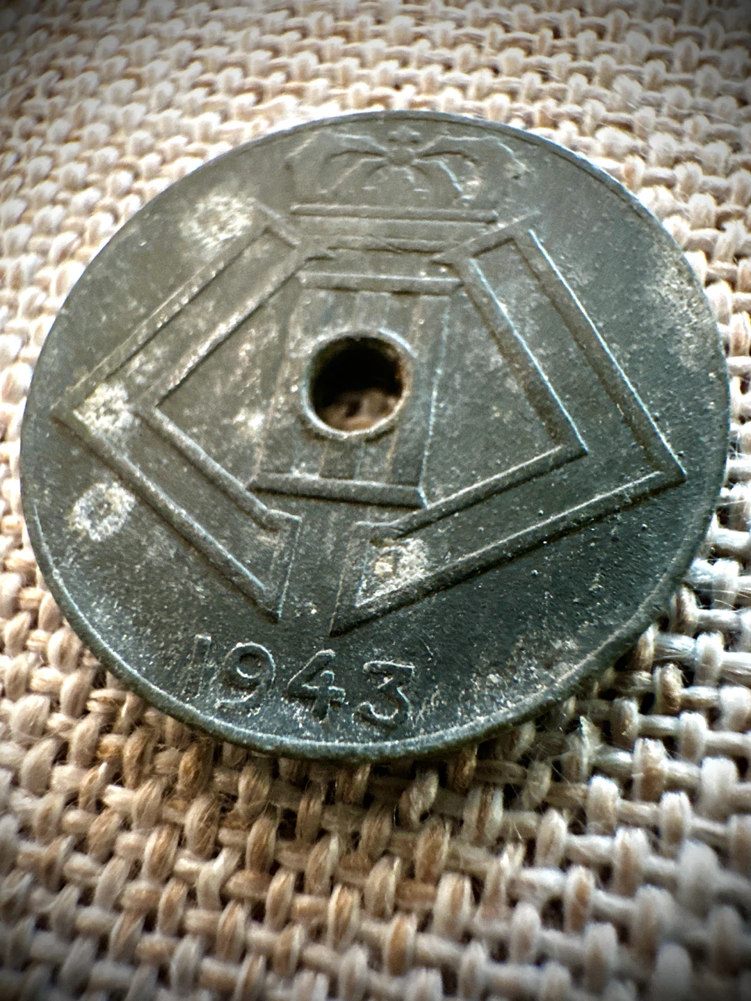 1943 Belgium Coin 1943