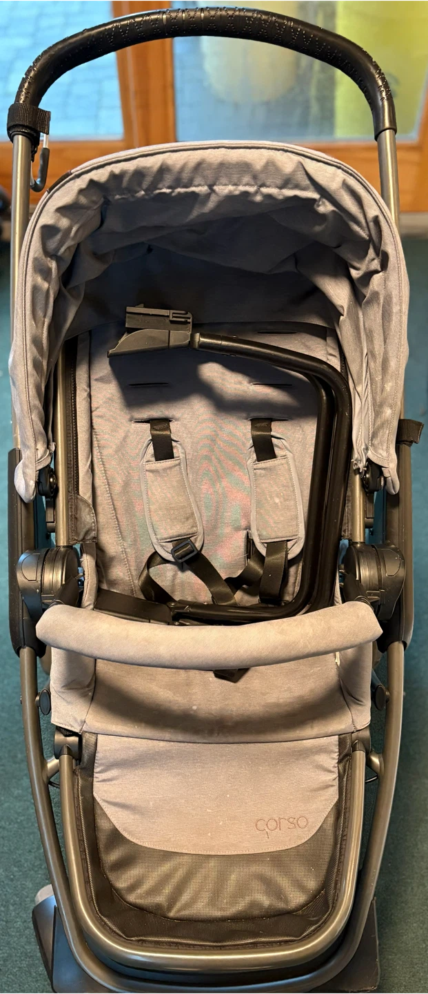Chicco stroller , infant seat adapter, rain and bug covers