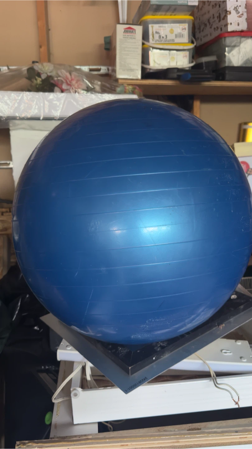 Blue Exercise Ball
