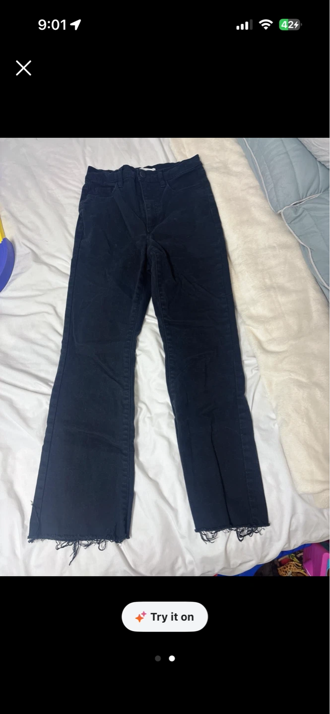 Black Flare Jeans