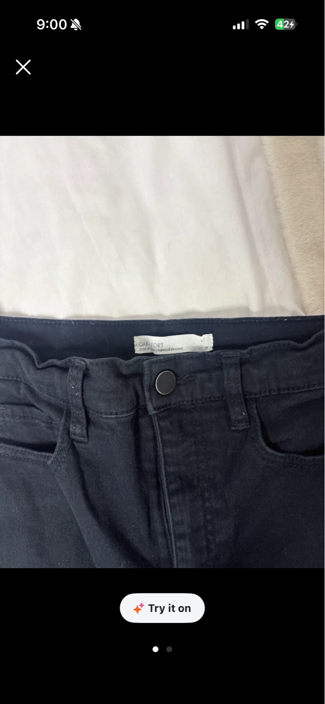 Black Flare Jeans - photo 2