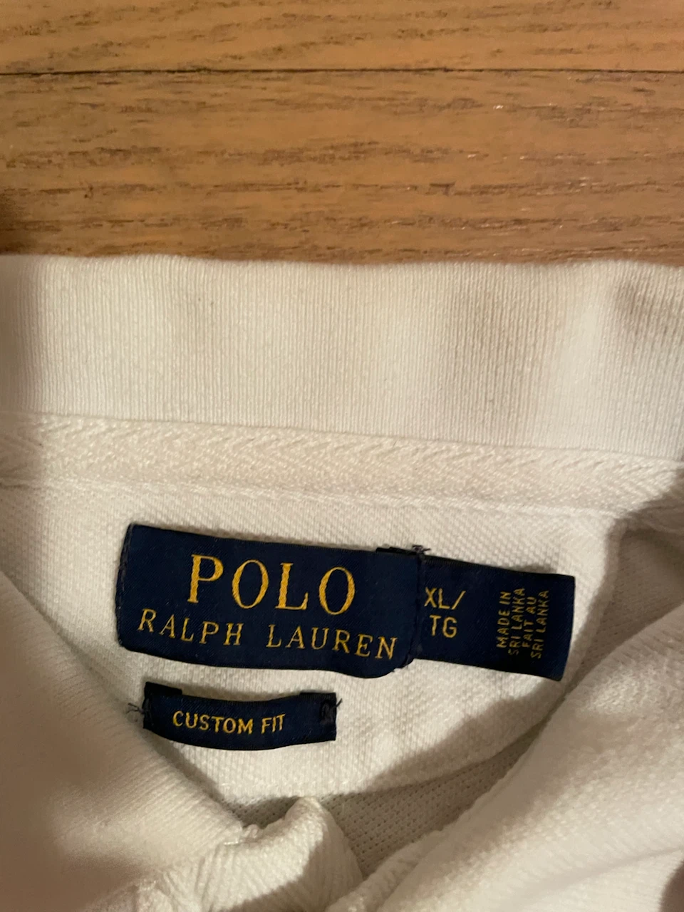Polo Ralph Lauren Custom Fit White Polo Shirt XL - photo 2