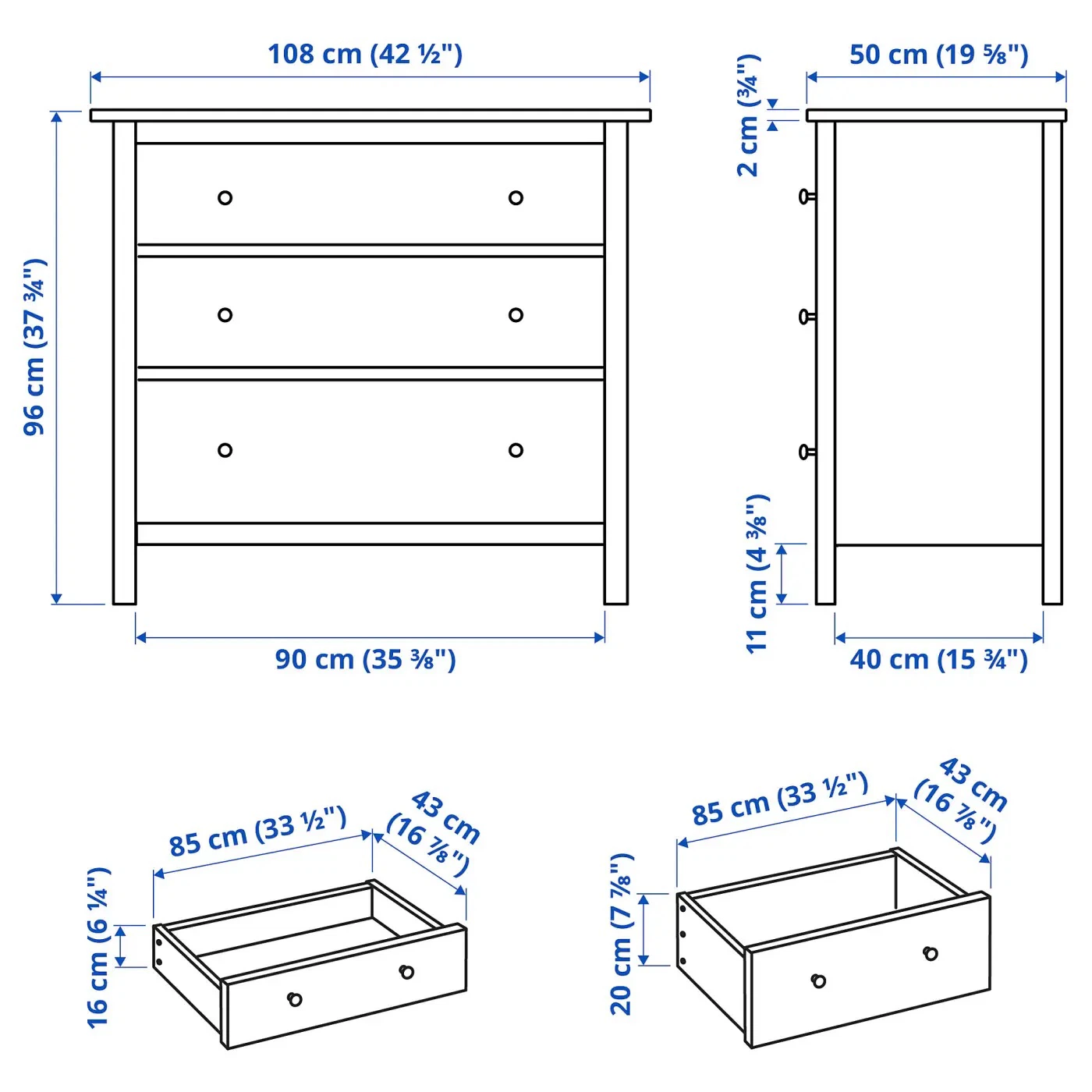 Ikea hemnes dresser - photo 3