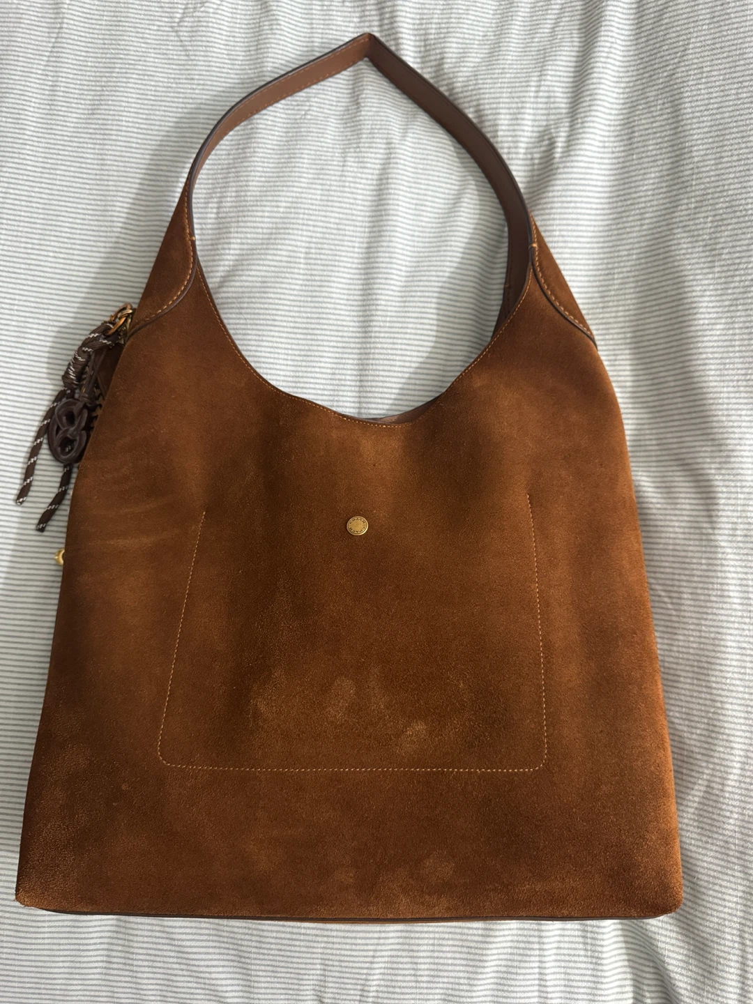 Coach Suede Hobo Bag - Brown - photo 2