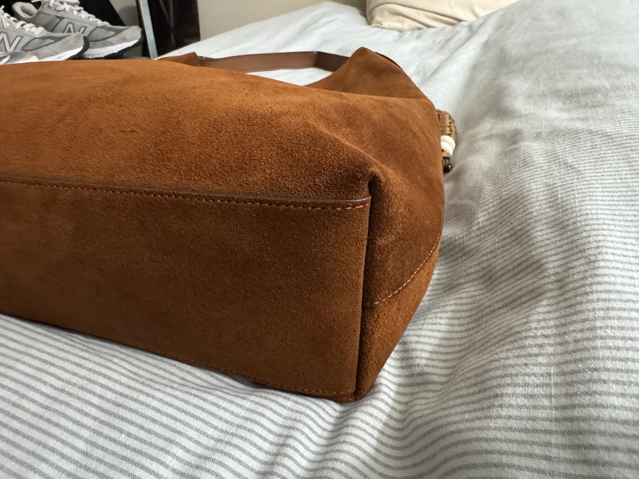 Coach Suede Hobo Bag - Brown - photo 4