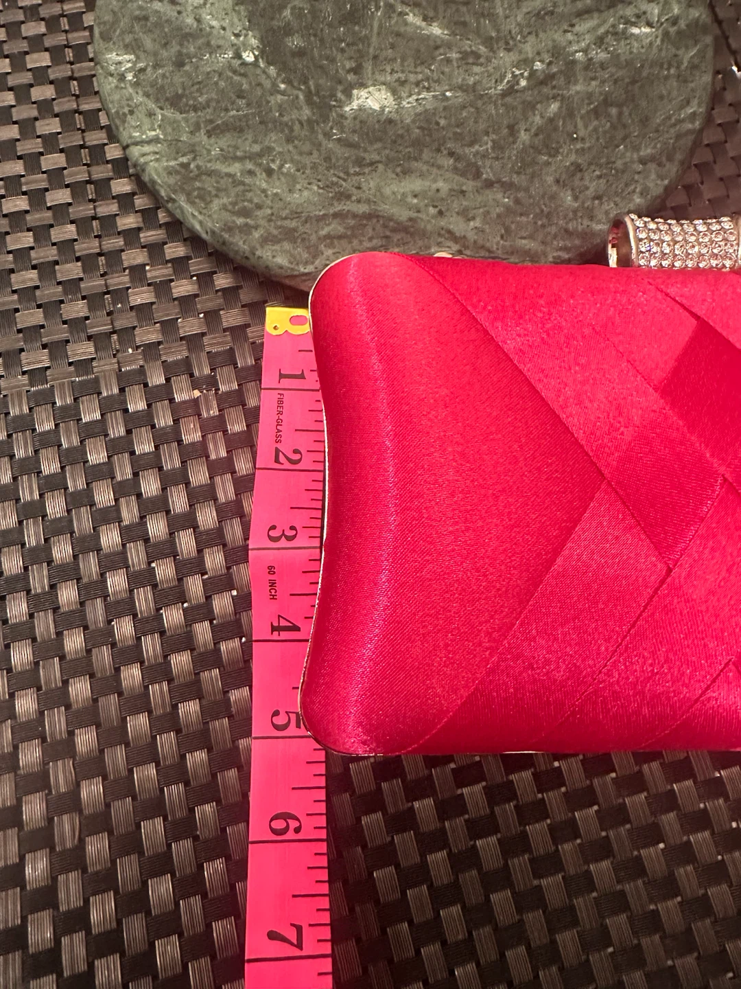 Brand new Pink Clutch Purse with Rhinestone Clasp - photo 3