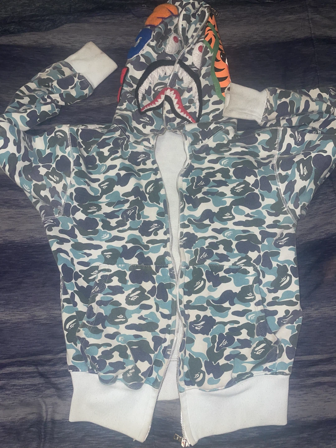BAPE Camo Shark Hoodie