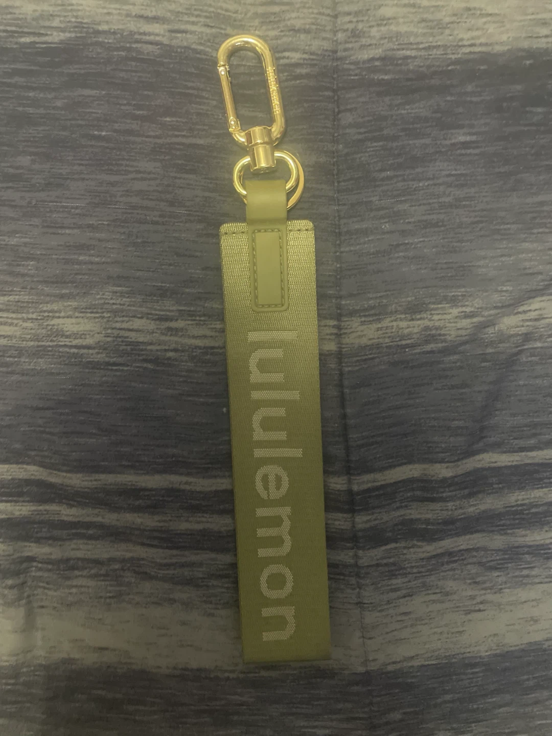 Lululemon Keychain with Gold Clasp