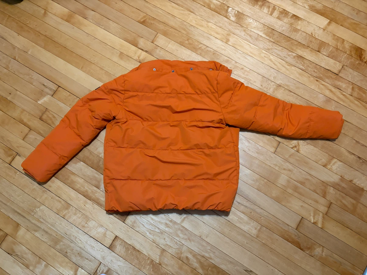 Tommy Hilfiger Orange Puffer Jacket – Youth 164/14
