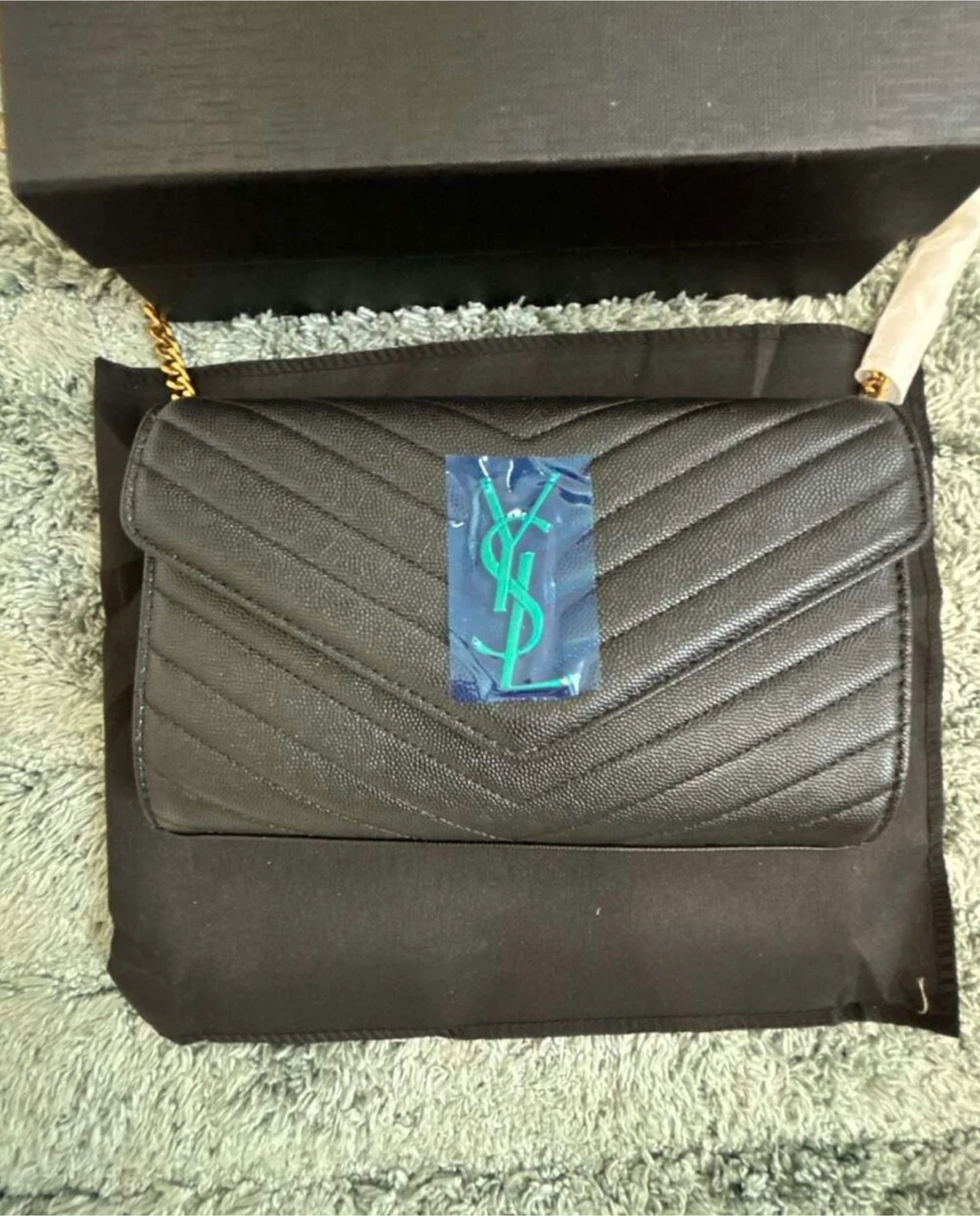 Saint Laurent Cassandre Chain Wallet - photo 2