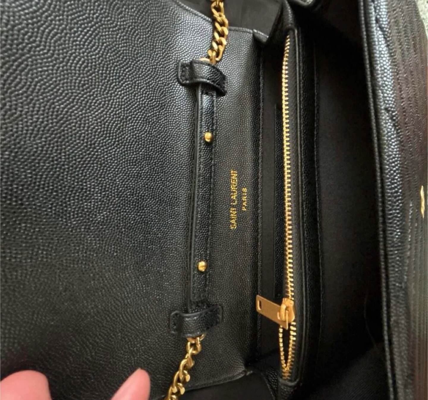 Saint Laurent Cassandre Chain Wallet - photo 4