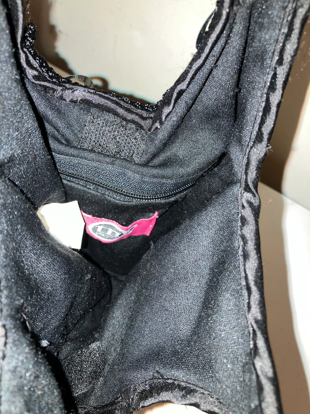 Black Beaded Drawstring Bag - photo 2