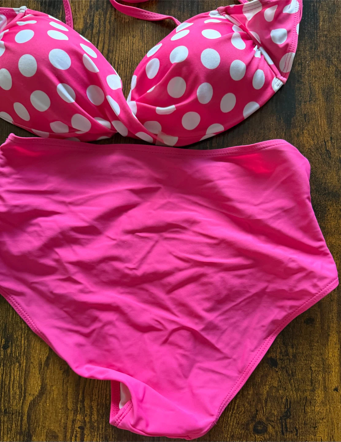 Pink Polka Dot Bikini Swimsuit - photo 3