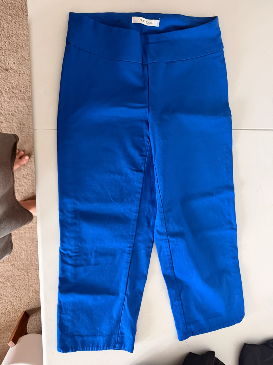 Royal Blue Cropped Pants size 6