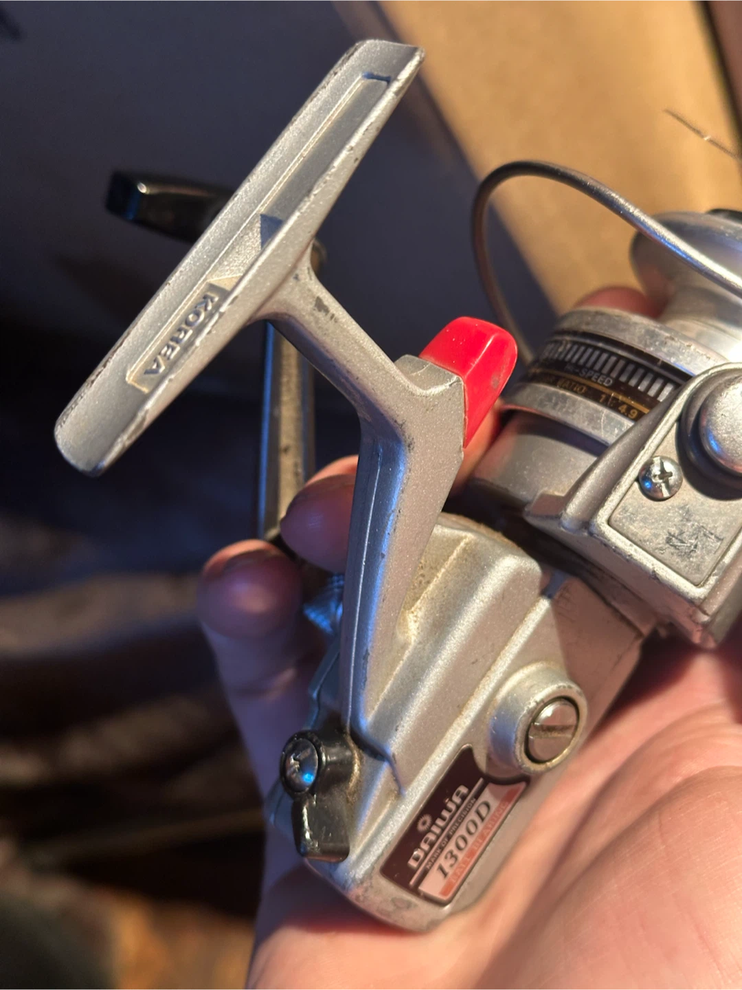 Vintage Daiwa 1300D Japan Built Silver Series - photo 4