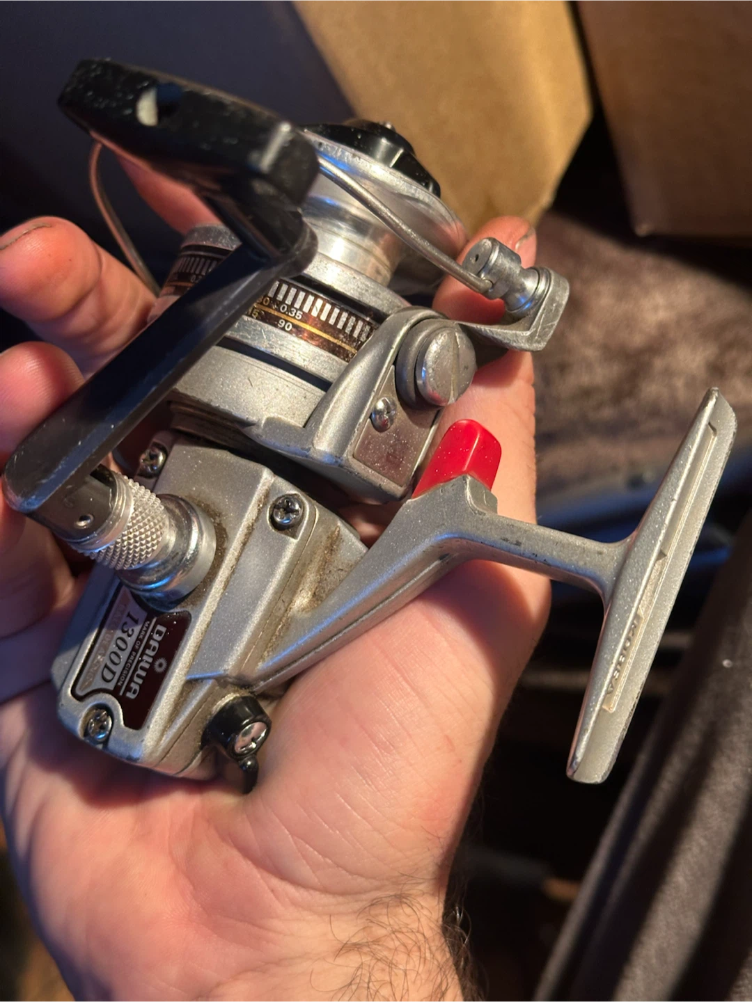 Vintage Daiwa 1300D Japan Built Silver Series - photo 5