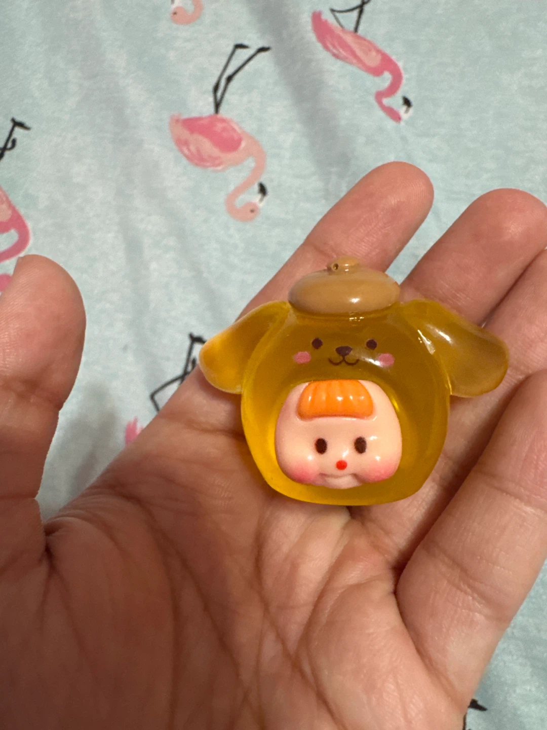 Glow in the dark pompompurin figurine