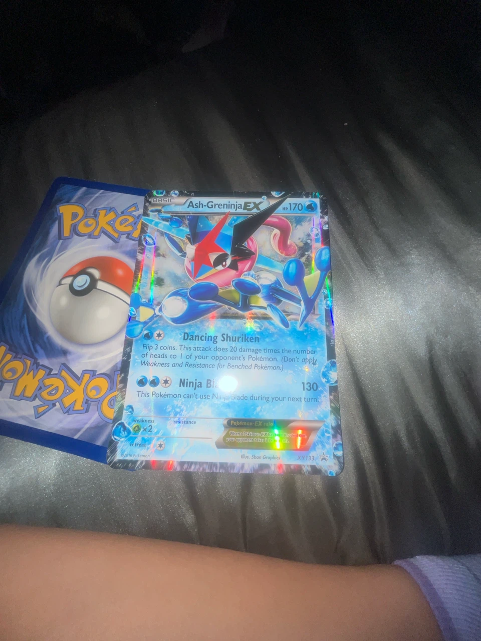 Pokémon Ash-Greninja EX Trading Card XY133