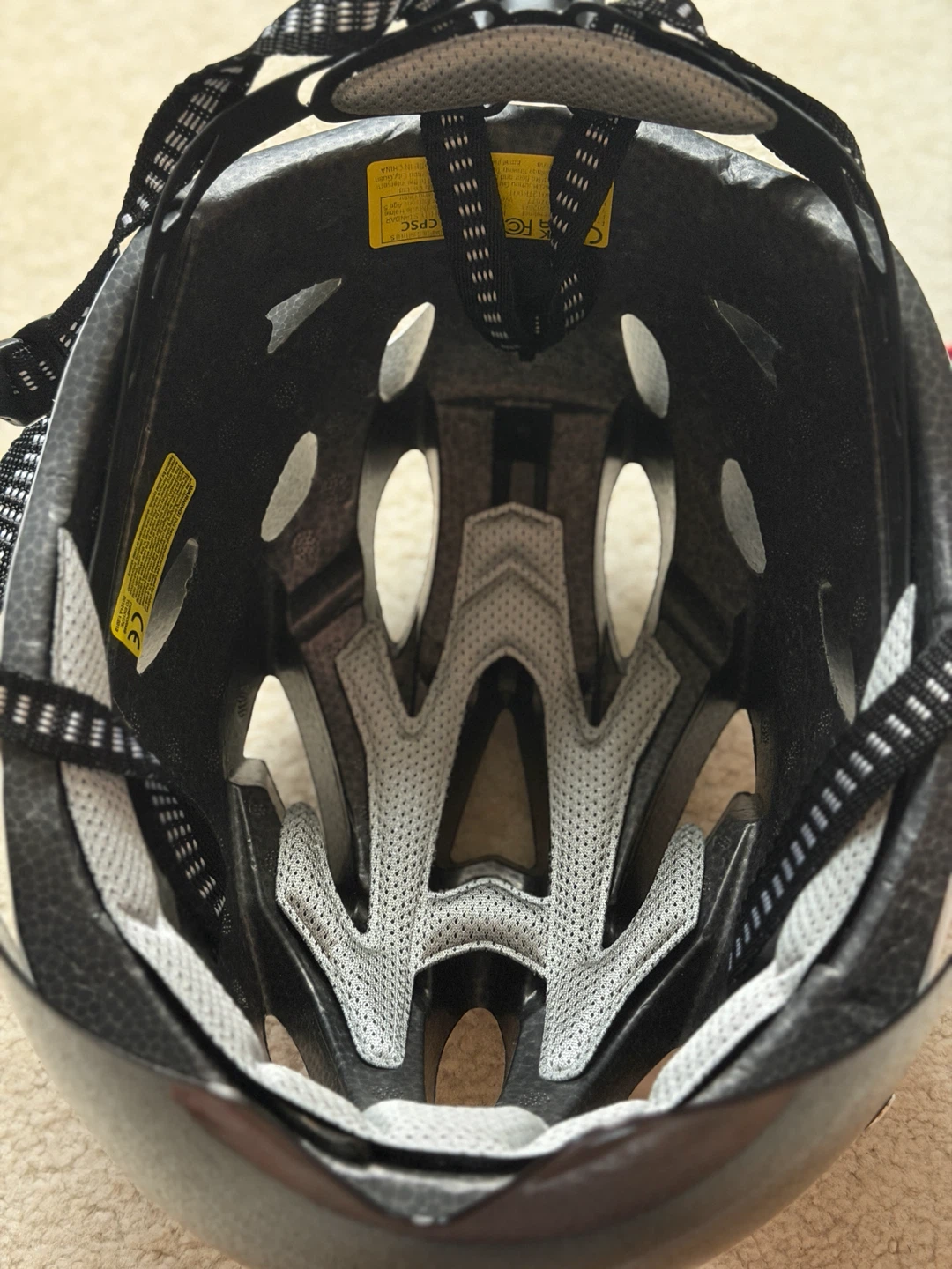 PJT White Cycling Helmet with Visor - photo 2