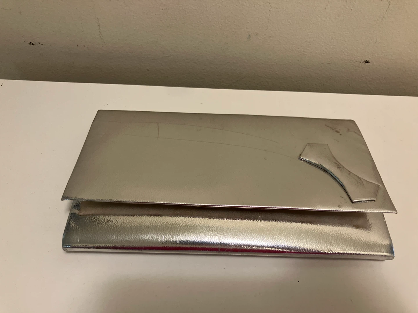 Silver Clutch Purse