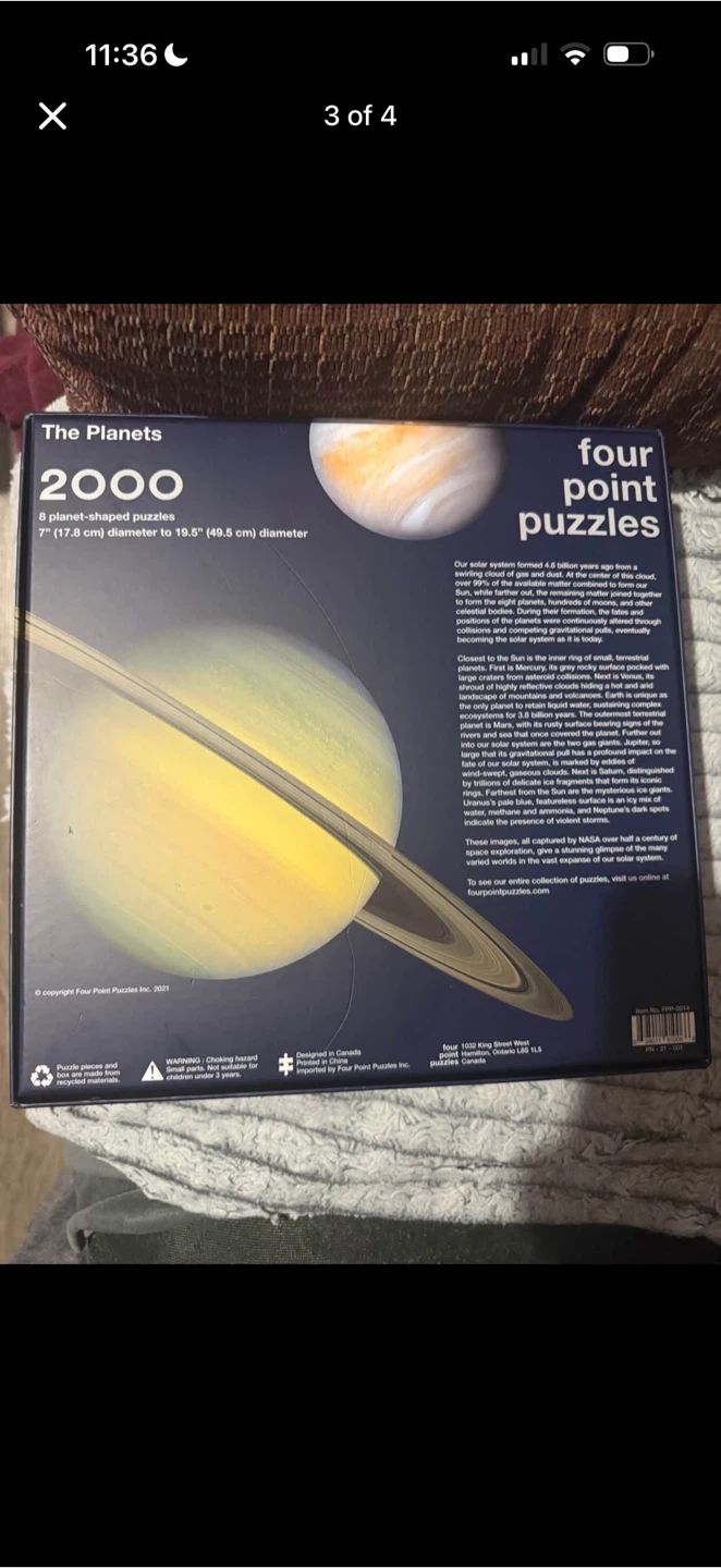The Planets 2000 Four Point Puzzle - photo 3