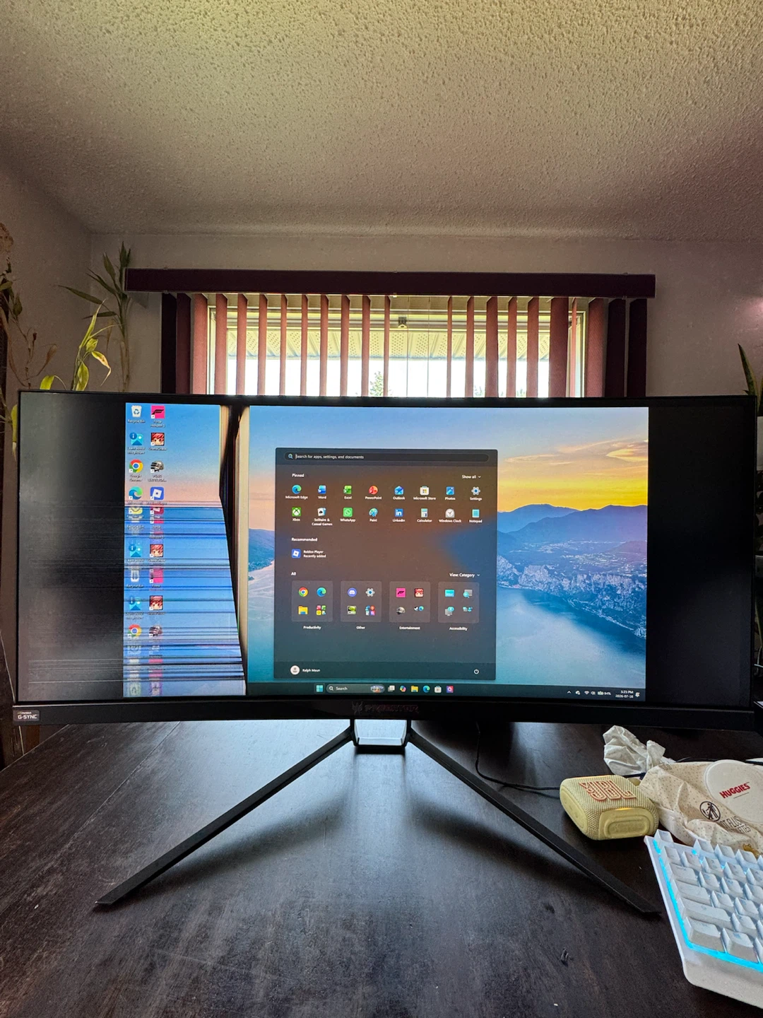 “Broken” Predator X34 bmiphz Curved Monitor