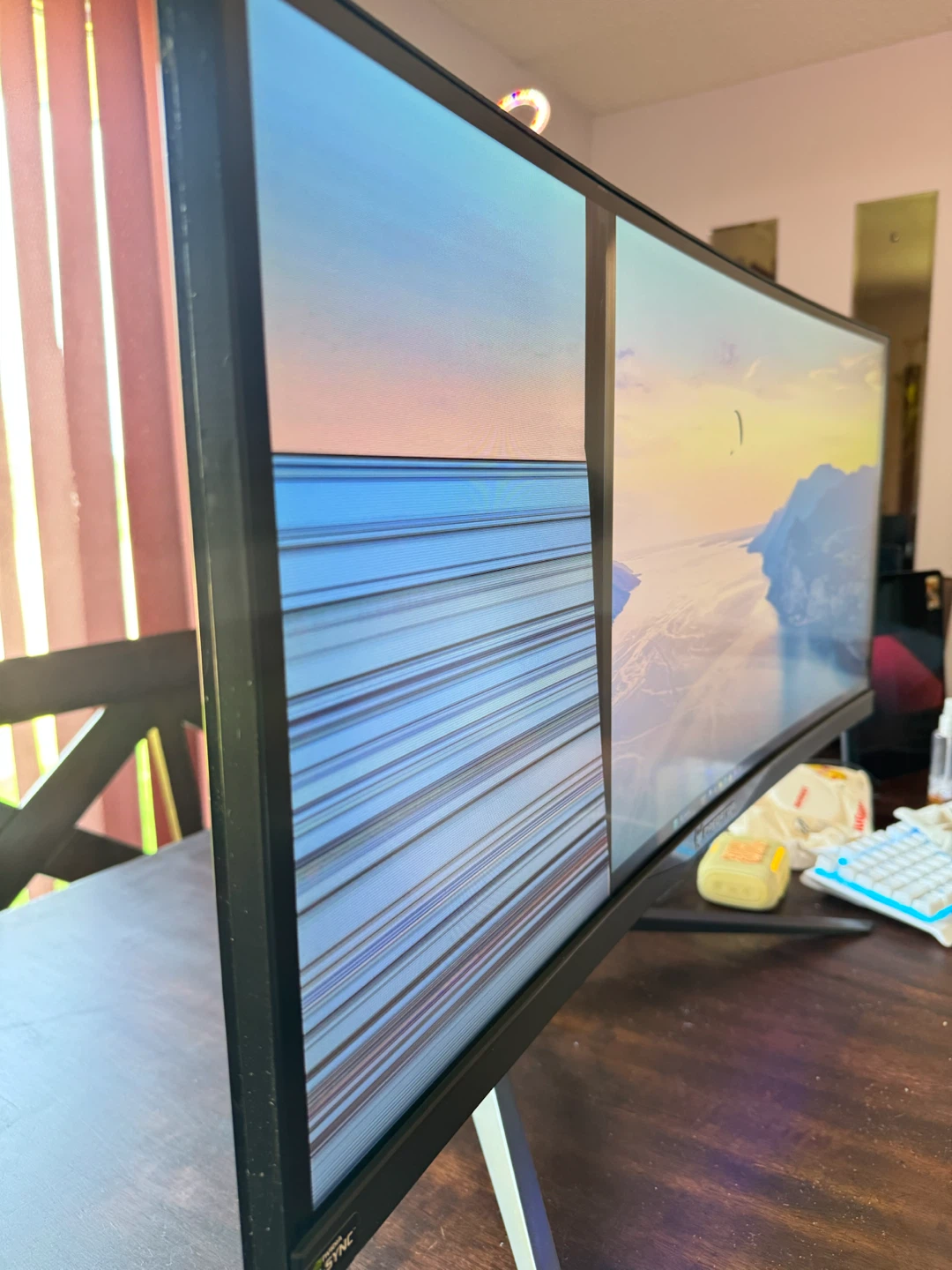 “Broken” Predator X34 bmiphz Curved Monitor - photo 4