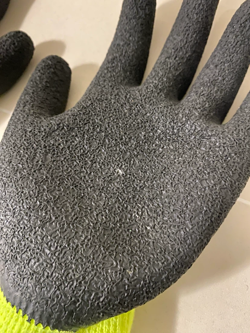Work Gloves –  Hi-Vis Latex-Coated  – Size M/L – Good Condition - photo 3