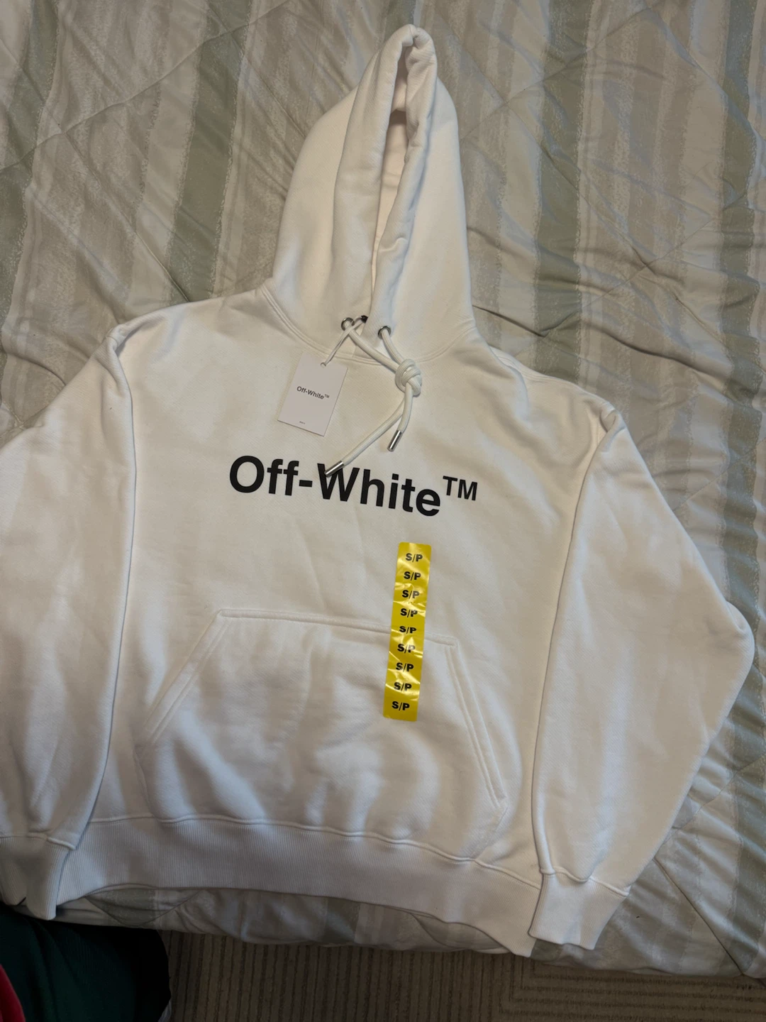 Off-White Exclusive Men's Oversize Fit Hoodie White Size Small - photo 2