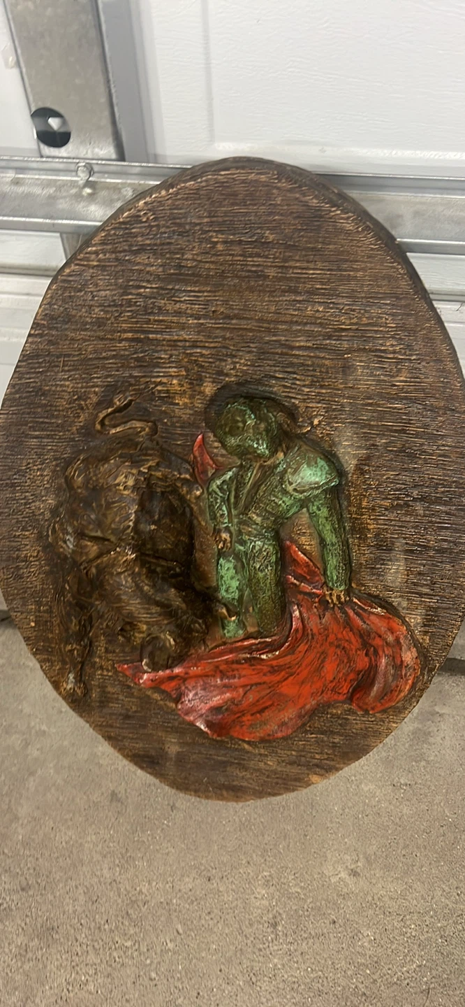 Vintage Bullfighting Wall Art Plaque - photo 2