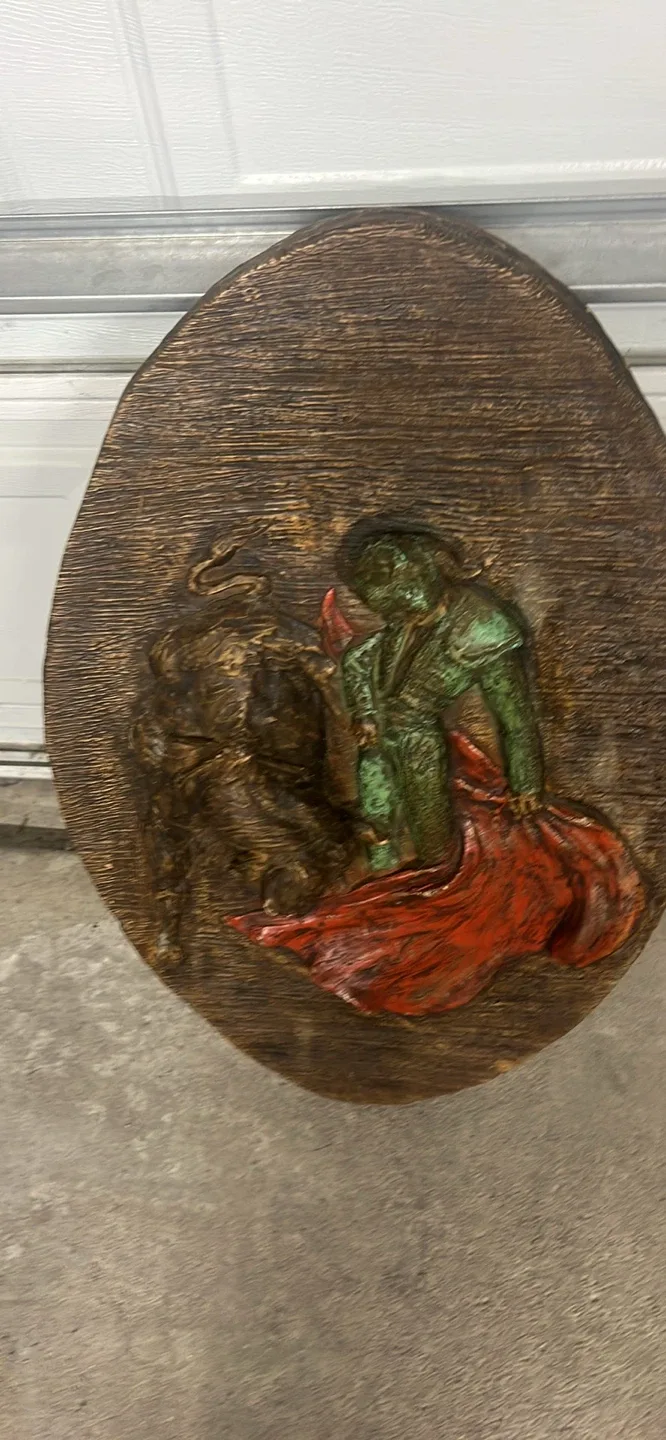 Vintage Bullfighting Wall Art Plaque - photo 4