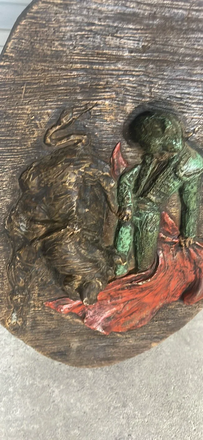 Vintage Bullfighting Wall Art Plaque - photo 5