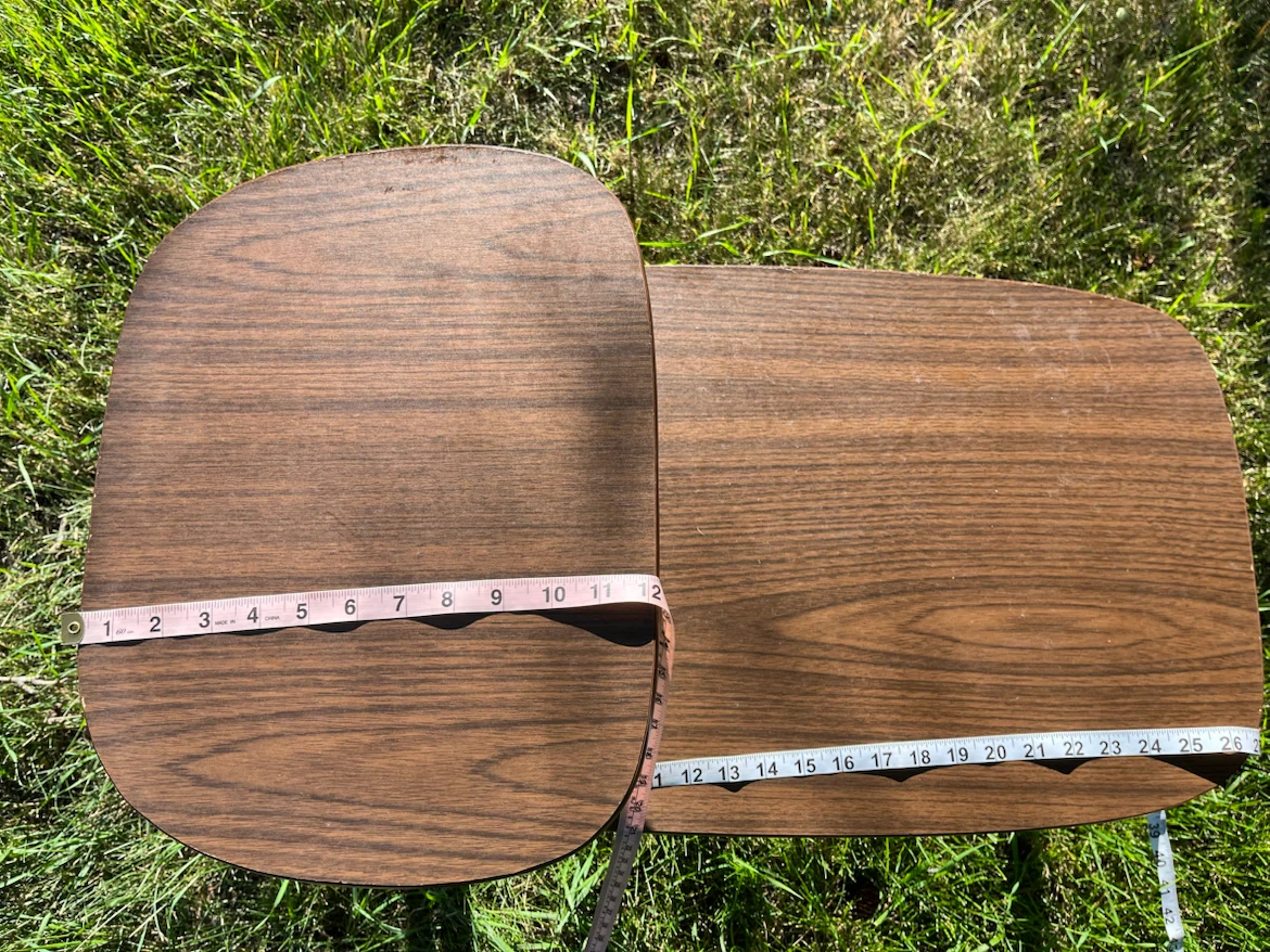 Mid-Century Midern Two-Tier Side Table, Genuine Article - photo 5