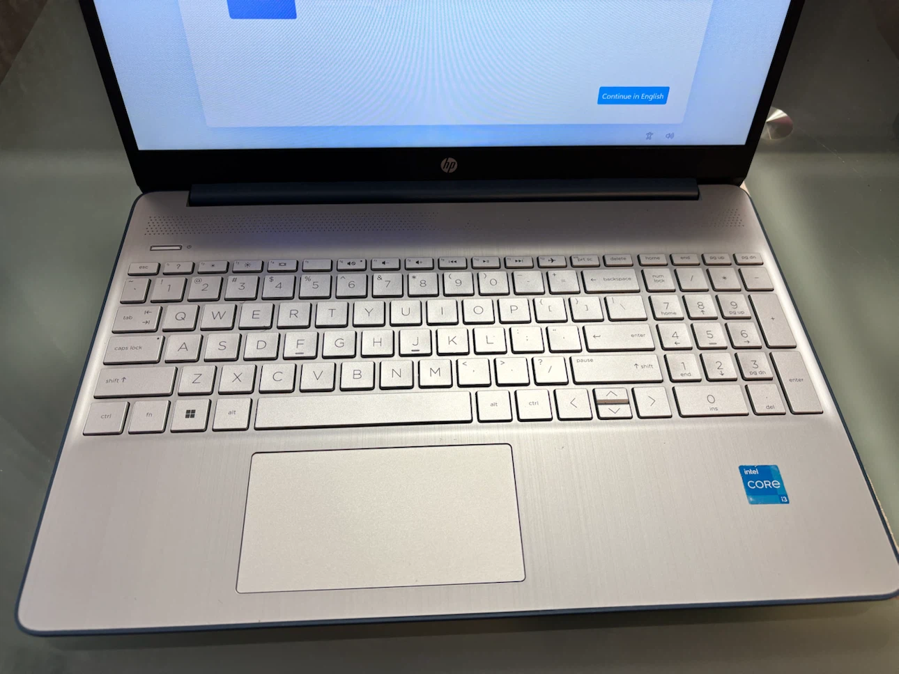 15.6" HP Laptop – Intel i3 11th Gen (Spruce Blue) - photo 3