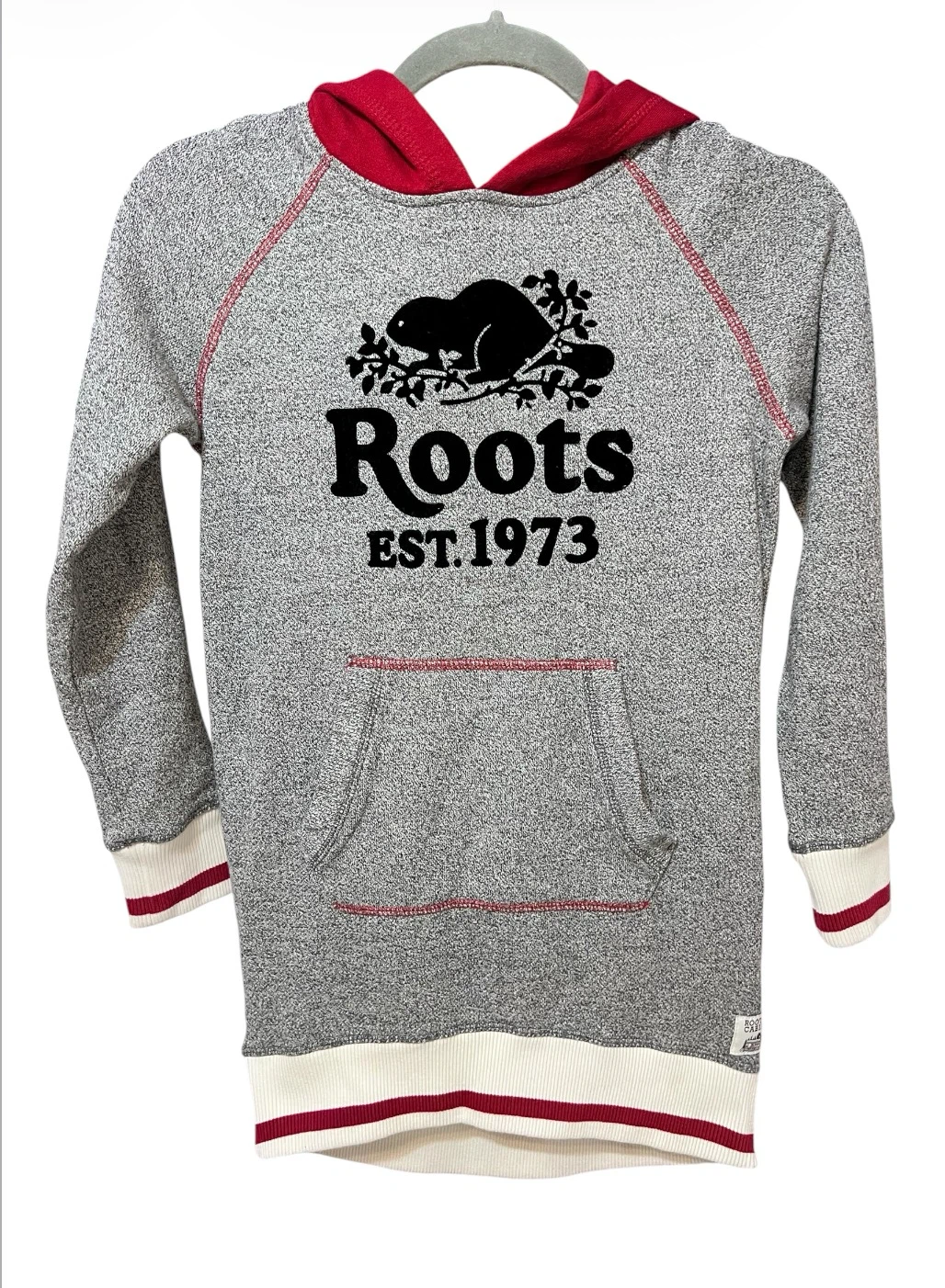Roots Cabin Hoodie Girls Size 7–8Y – Like New Mint Condition 🍁