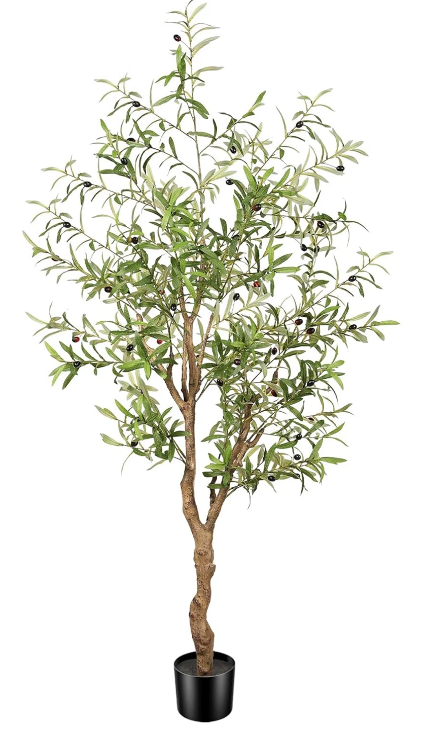 6ft Artificial Olive Tree with Vivid Fruit OT