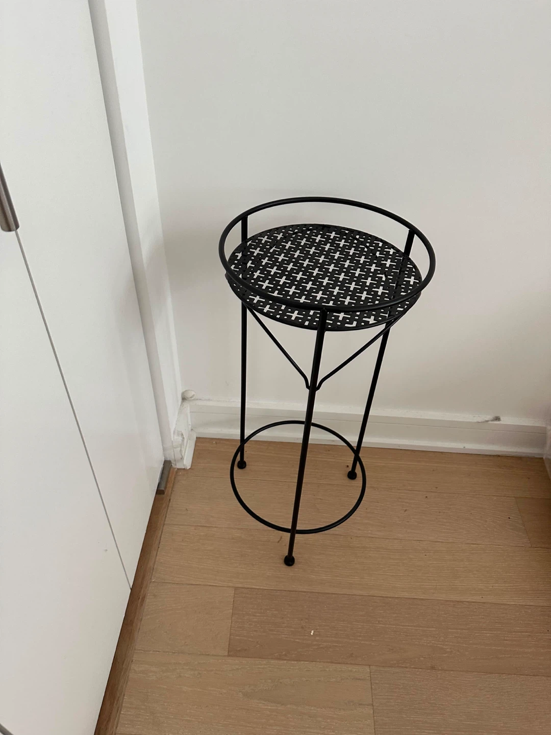 Black Metal side table