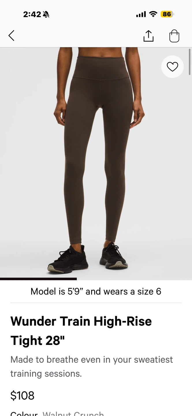 Lululemon Wunder Train High-Rise Tight 28" - photo 3