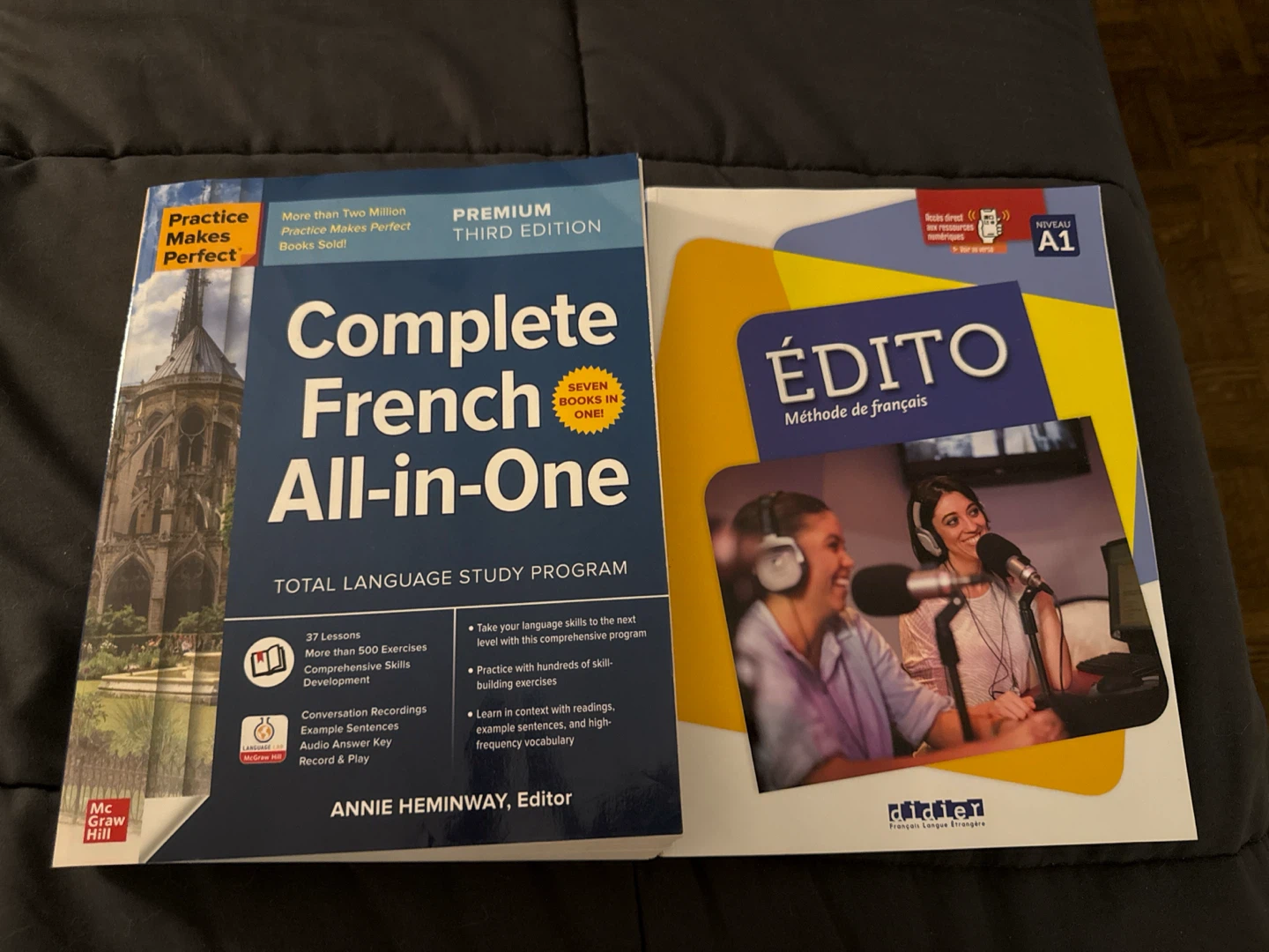 Complete French All-in-One & Édito A1 French Books