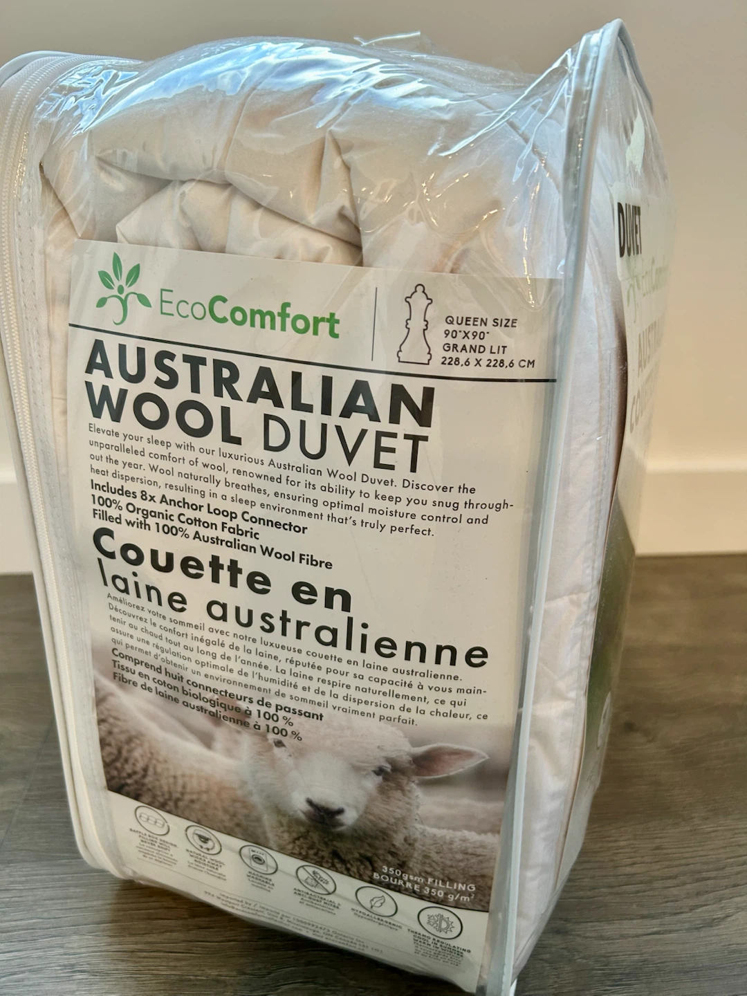 Brand New Australian Wool Queen Duvet - photo 2